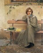 Vittorio Matteo Corcos Dreams oil painting artist